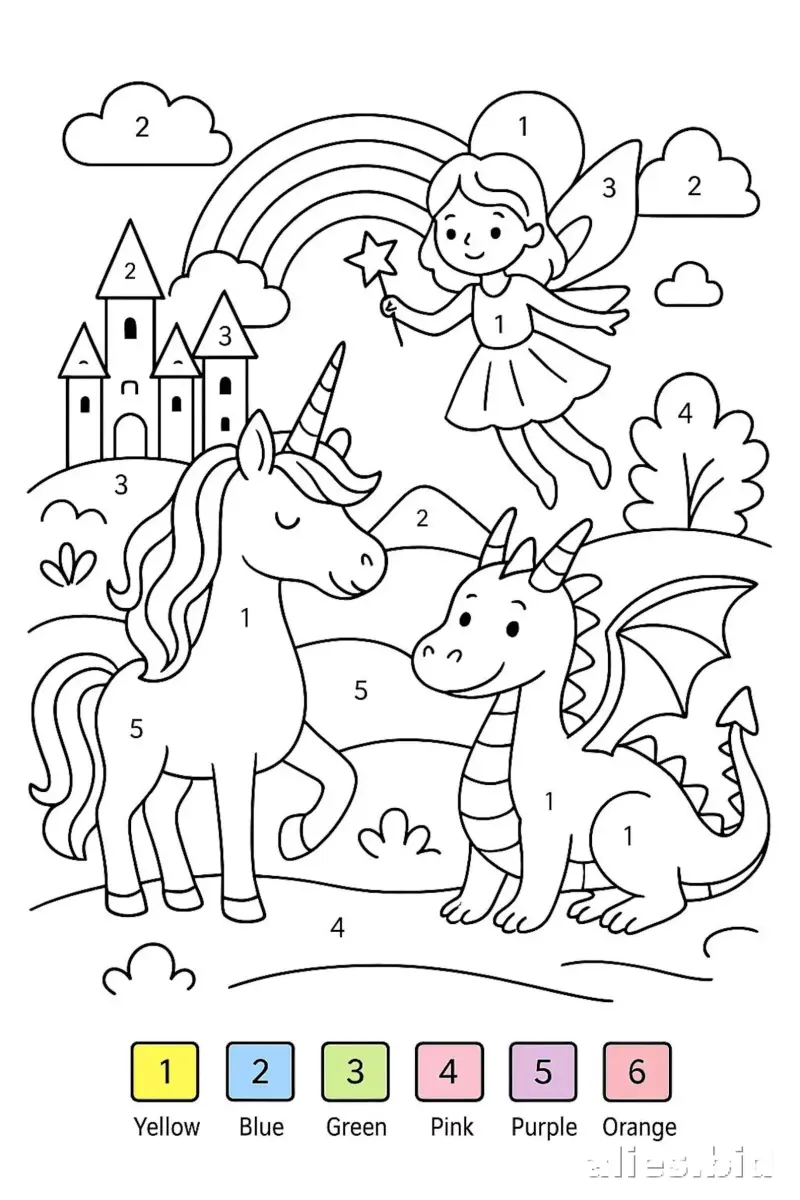 Free Printable Coloring Activity Sheet For Kids Worksheet #15
