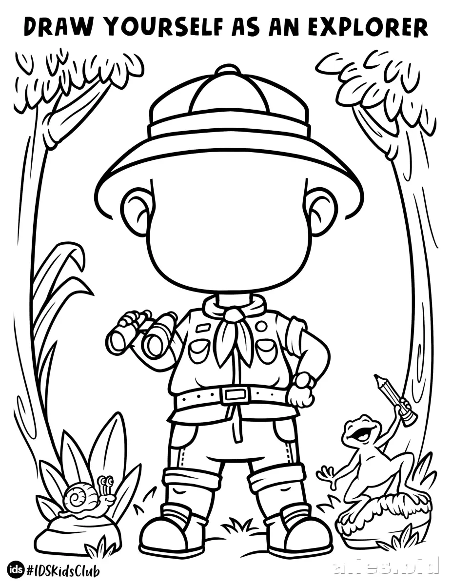 Free Printable Coloring Activity Sheet For Kids Worksheet #6