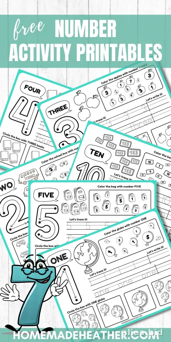 Free Printable Counting Activity Sheet Free Worksheet #7