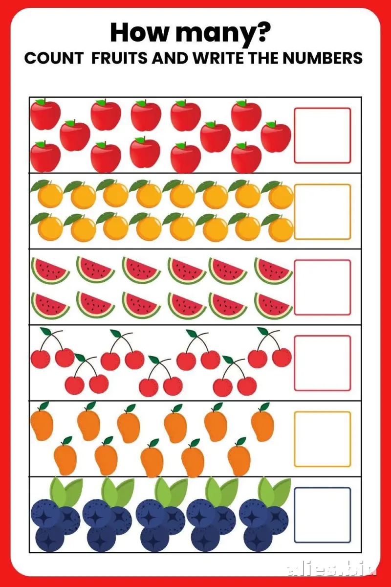 Free Printable Counting Activity Sheet Free Worksheet #4