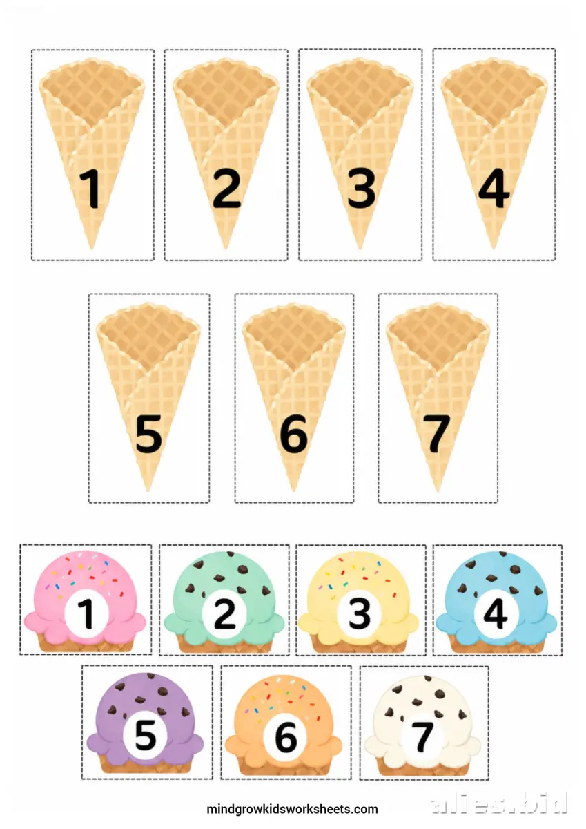 Free Printable Counting Activity Sheet Free Worksheet #14