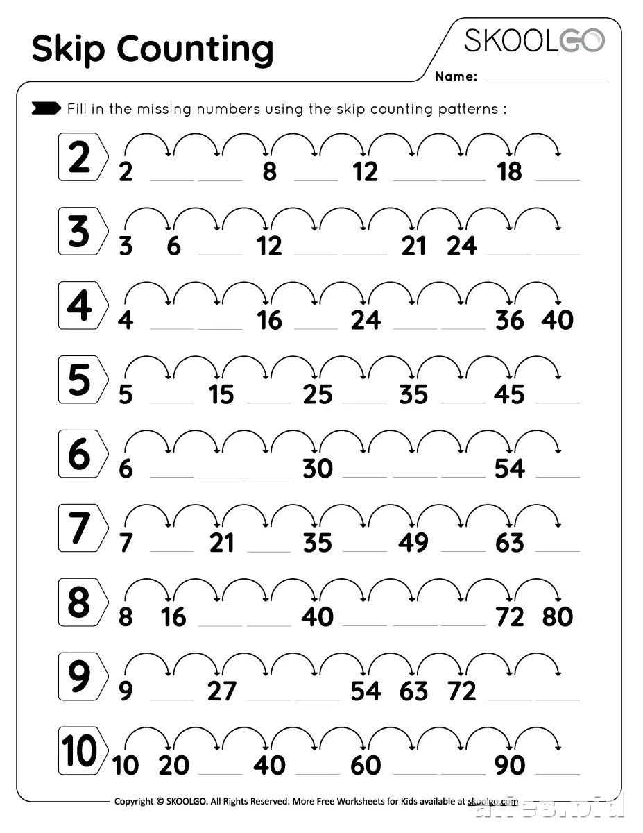 Free Printable Counting Activity Sheet Free Worksheet #11