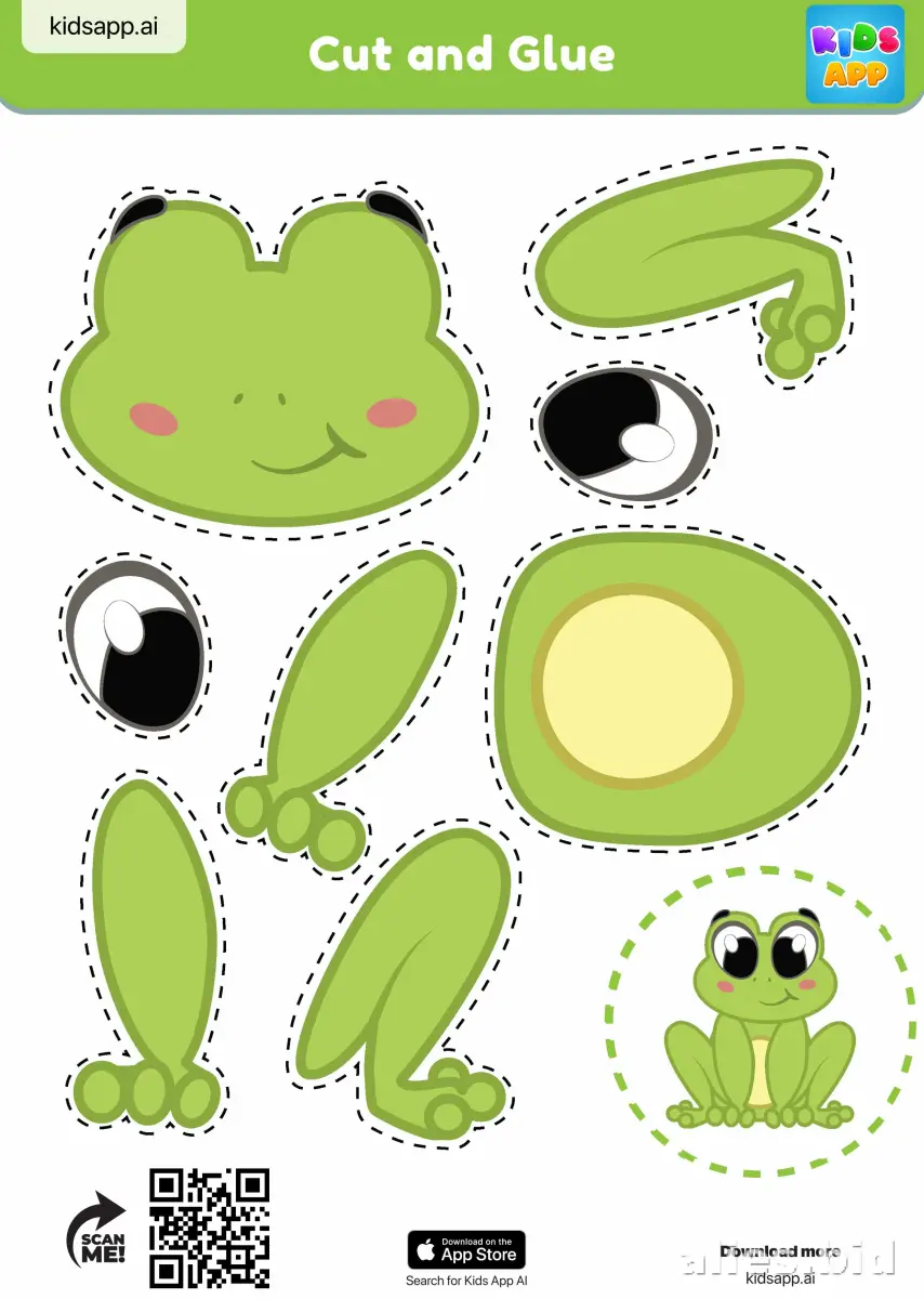 Cut And Paste Worksheets Kindergarten Free Printable #3