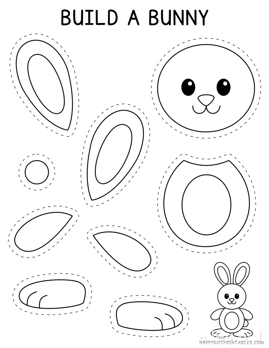 Cut and Paste Worksheets for Kindergarten
