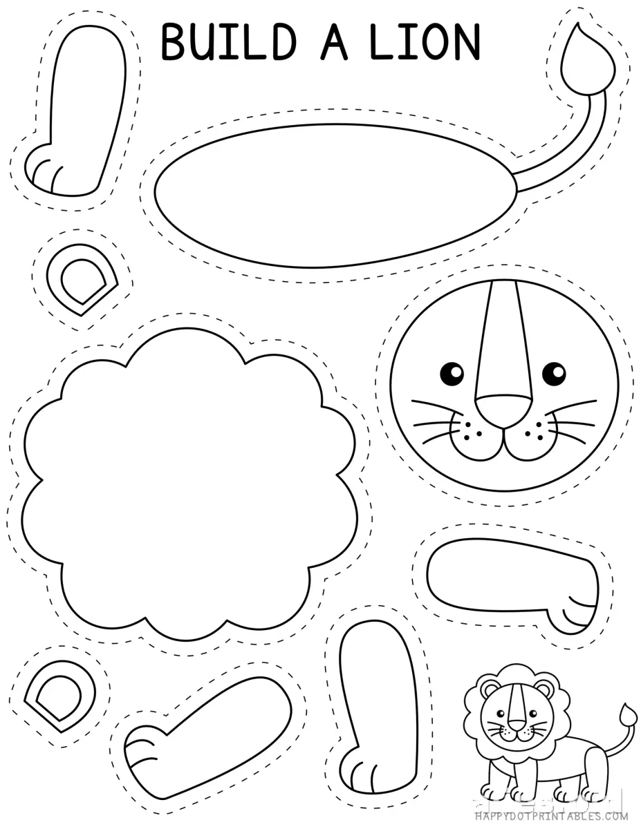 Cut And Paste Worksheets Kindergarten Free Printable #2