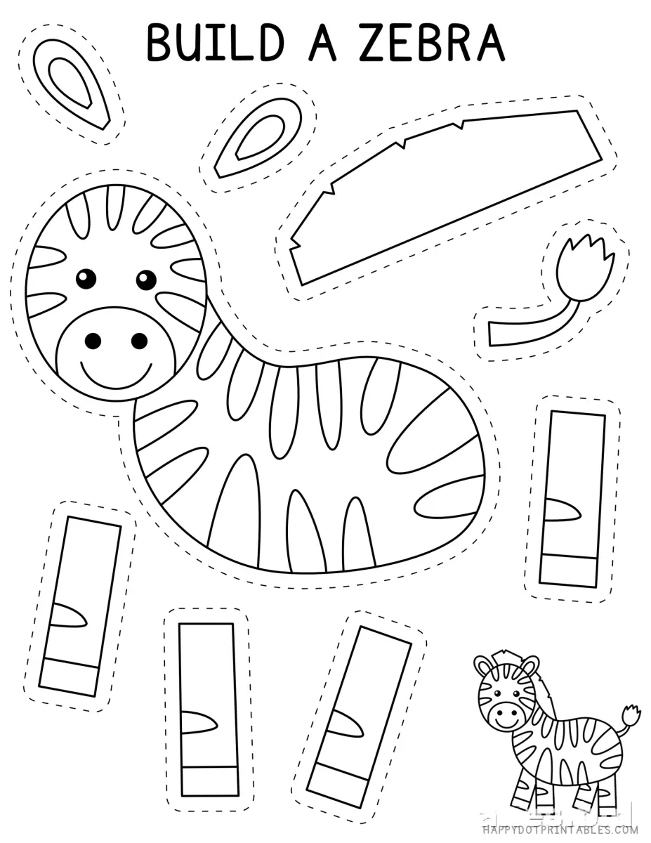 Cut And Paste Worksheets Kindergarten Free Printable #11