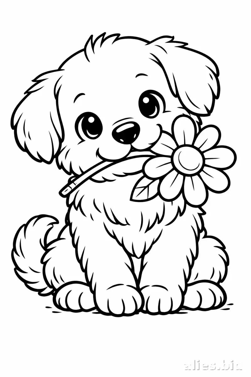 Free Printable Cute Animal Coloring Pages For Kids Worksheet #10