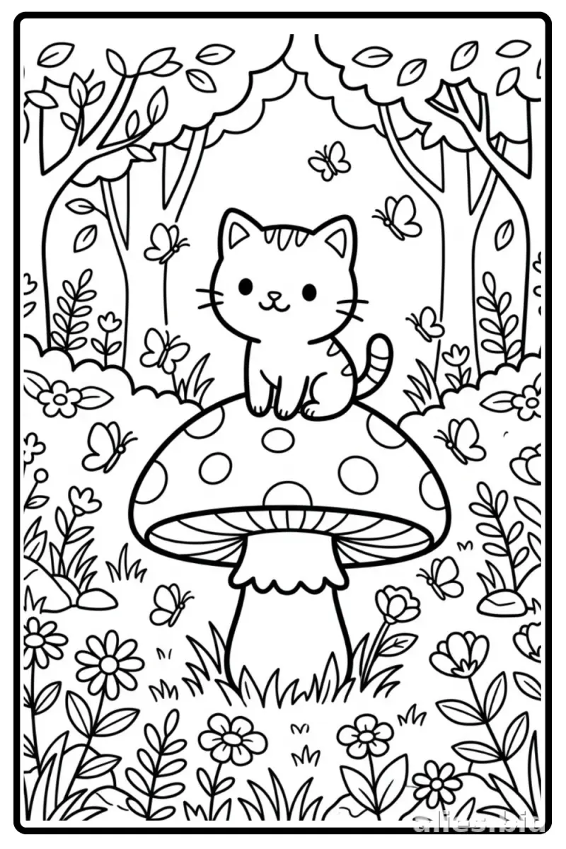 Free Printable Cute Animal Coloring Pages For Kids Worksheet #11