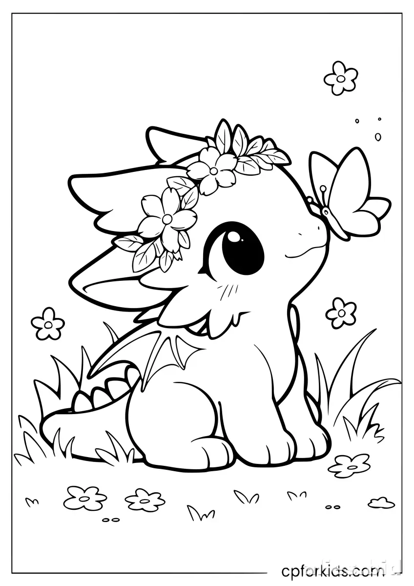 Free Printable Cute Animal Coloring Pages For Kids Worksheet #9