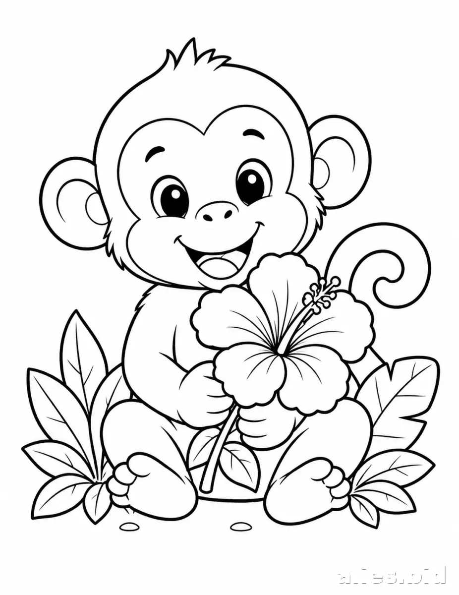 Free Printable Cute Animal Coloring Pages For Kids Worksheet #7