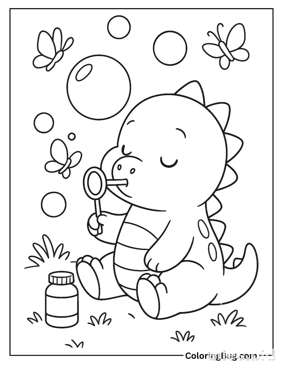 Cute Animal Coloring Pages For Kids