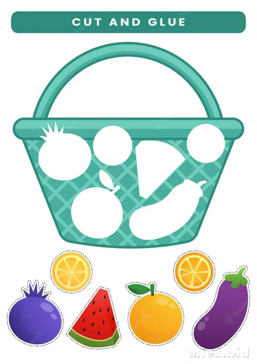Free Printable Cutting Activity Sheet For Kids Worksheet #15