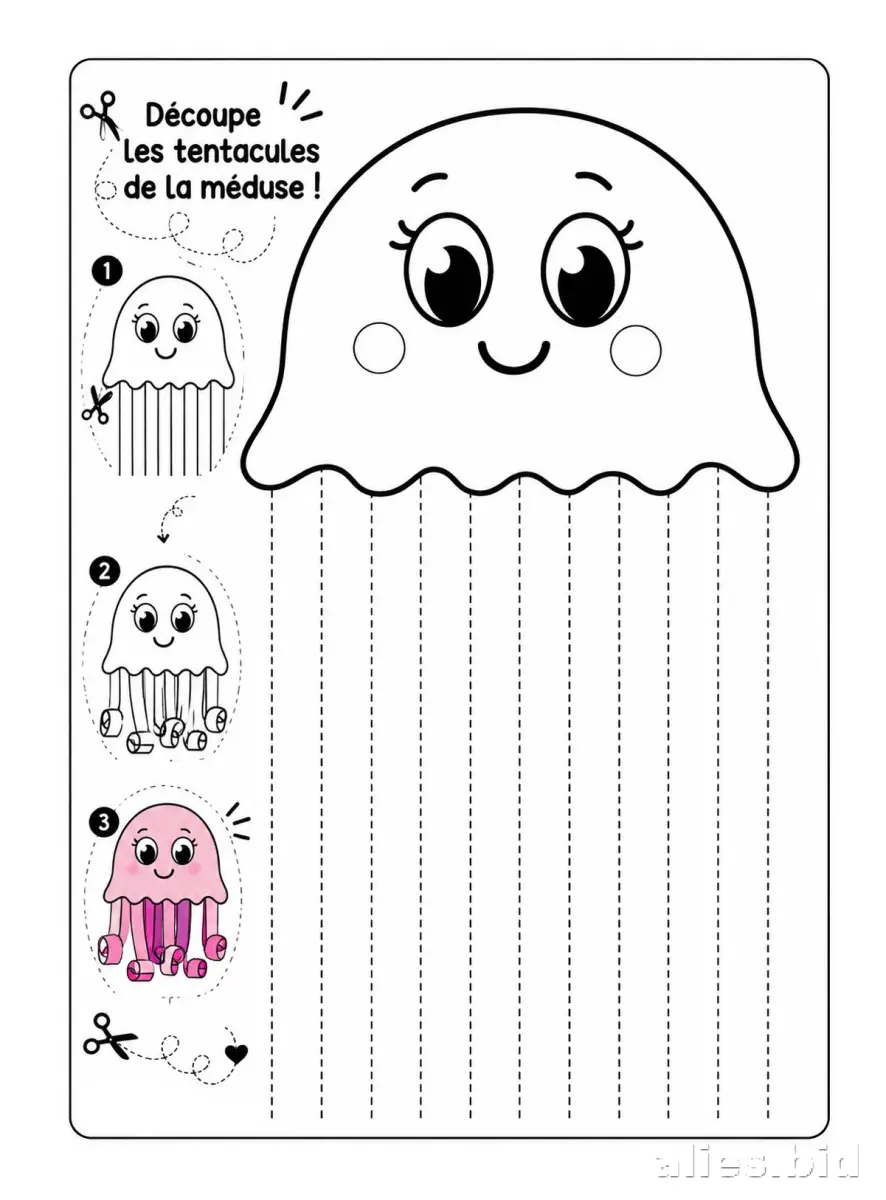 Free Printable Cutting Activity Sheet For Kids Worksheet #12
