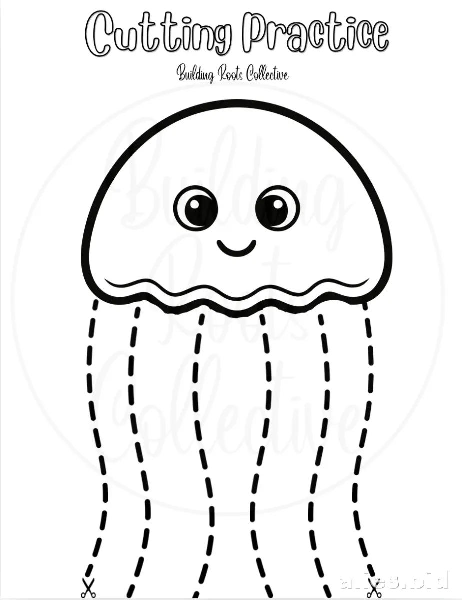 Free Printable Cutting Activity Sheet For Kids Worksheet #13