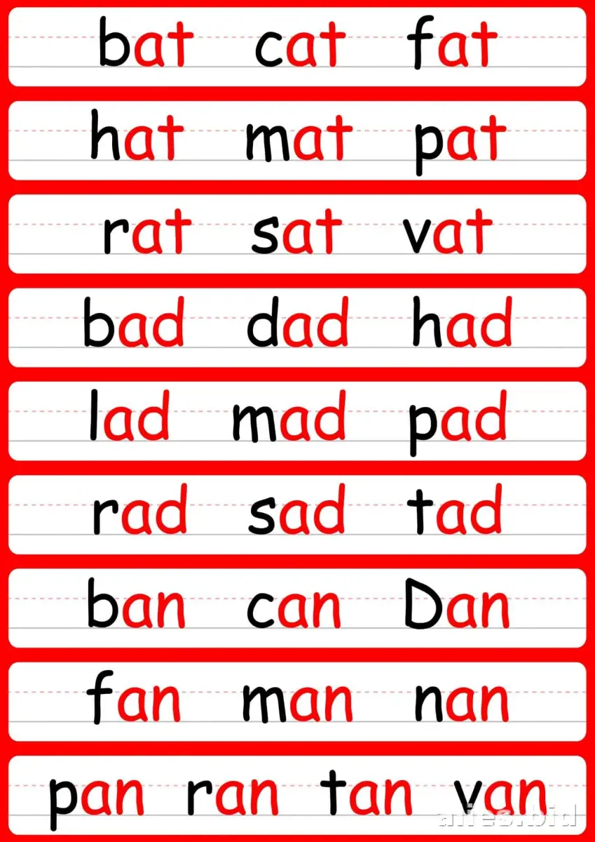 Free Printable CVC Word Worksheets For Kindergarten #8