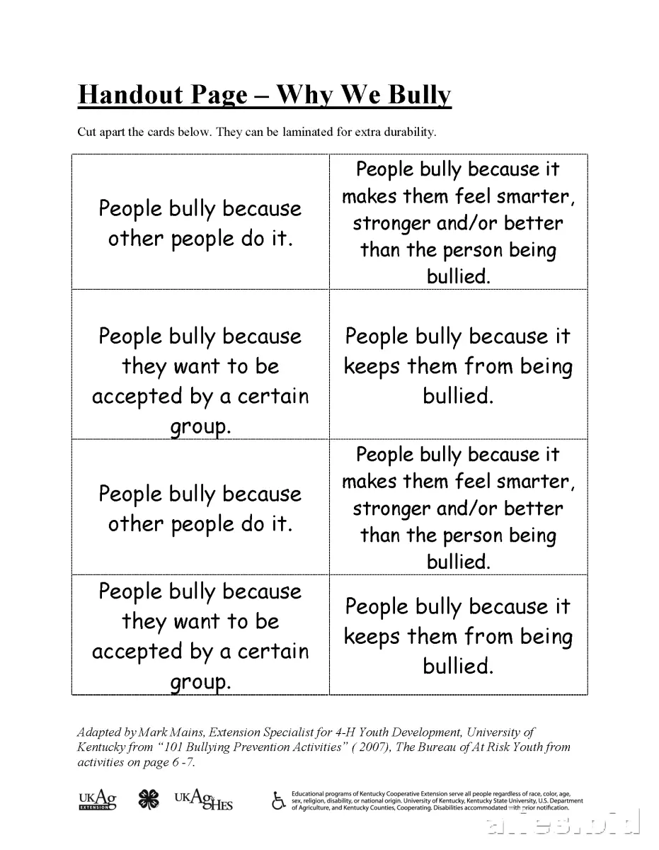 Free Printable Cyberbullying Worksheet Free #10