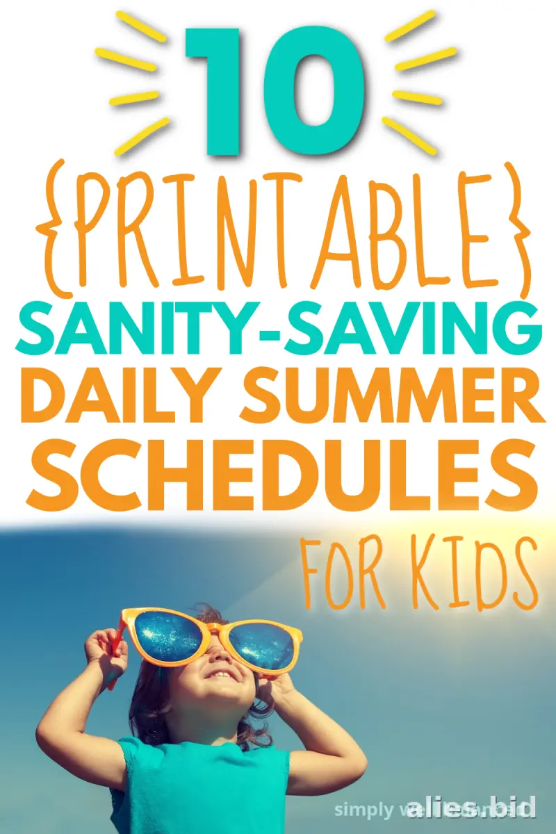 Free Printable Daily Planner Template For Kids Free Worksheet #4