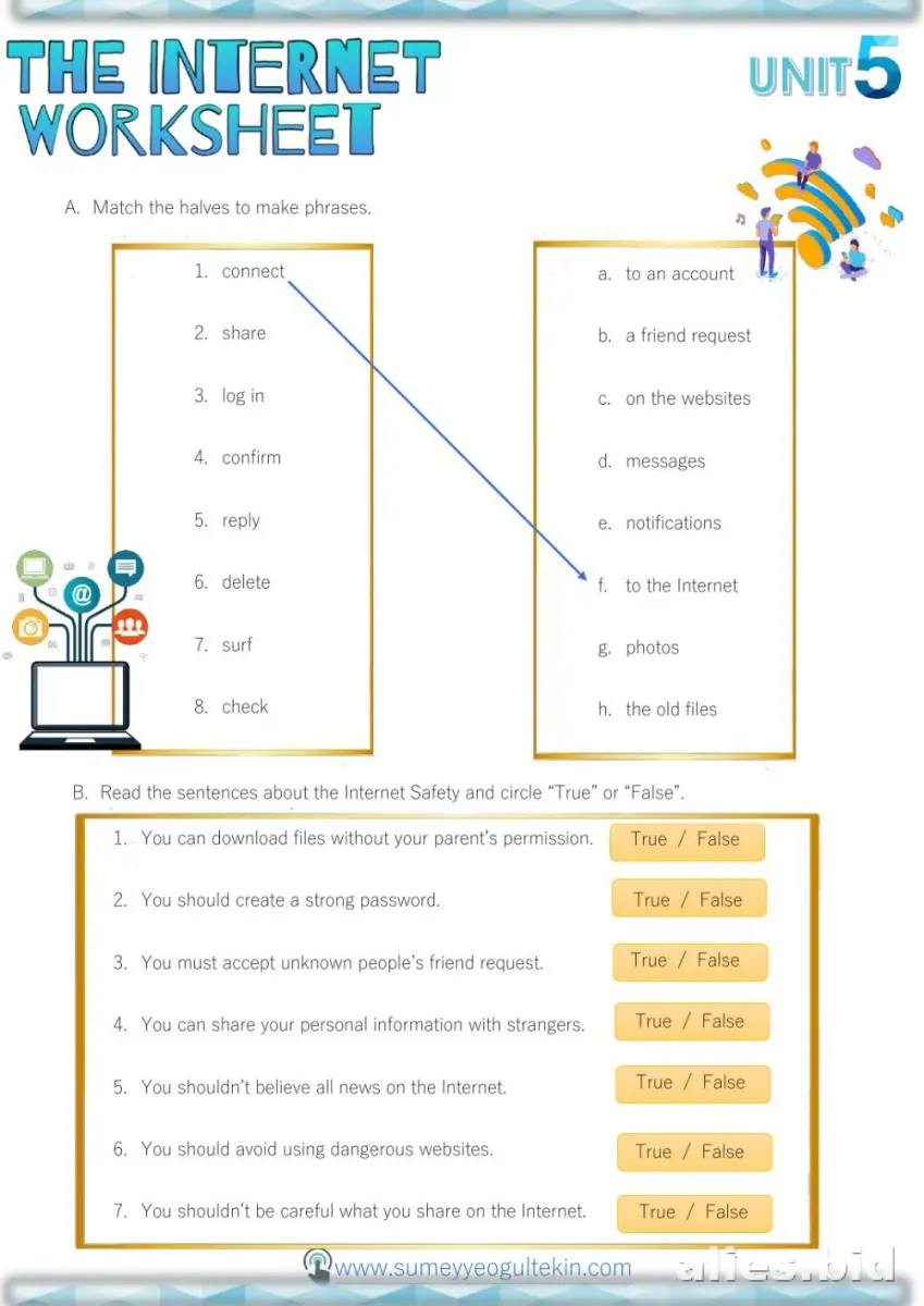 Free Printable Digital Literacy Worksheet Free #6