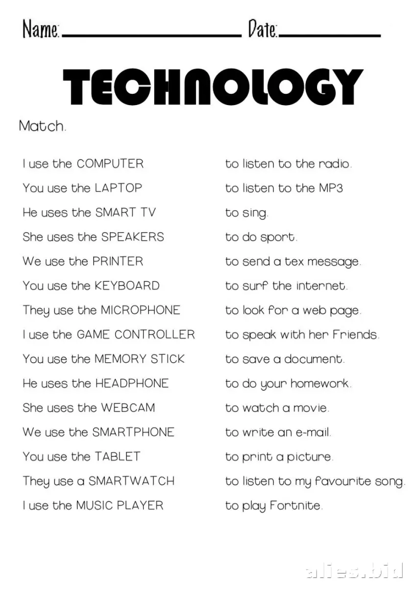 Free Printable Digital Literacy Worksheet Free #20