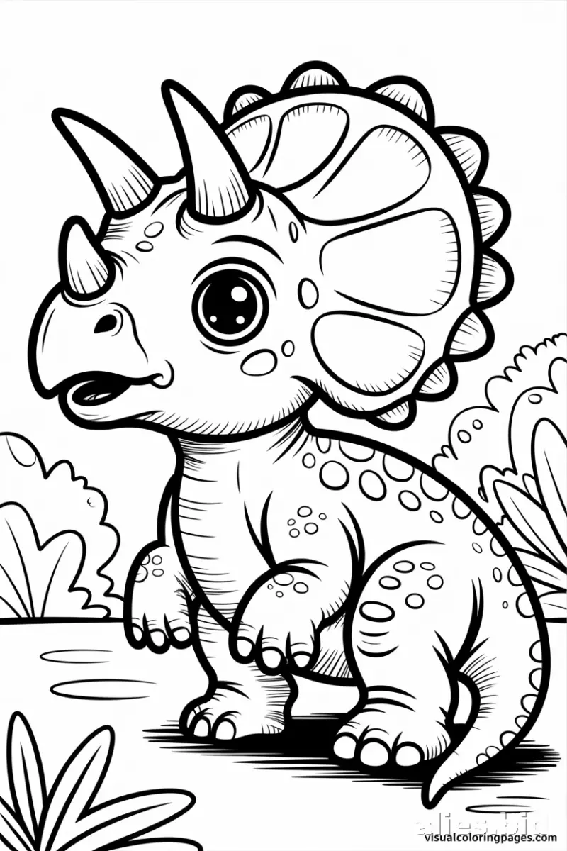 Dinosaur Coloring Pages Printable Free Worksheet #18