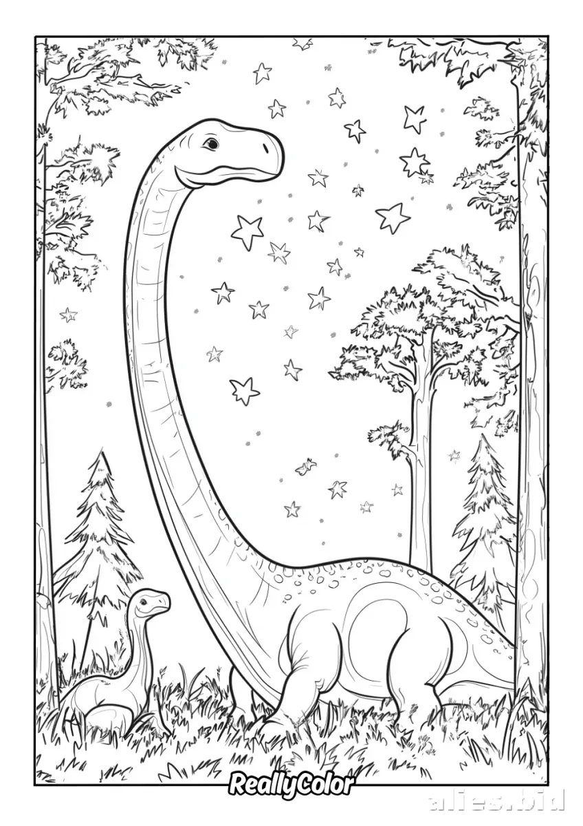 Dinosaur Coloring Pages Printable Free Worksheet #25