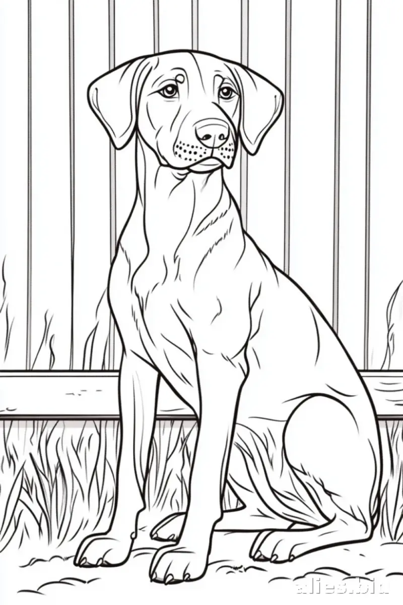 Free Printable Dog Coloring Pages Free Print Worksheet #12