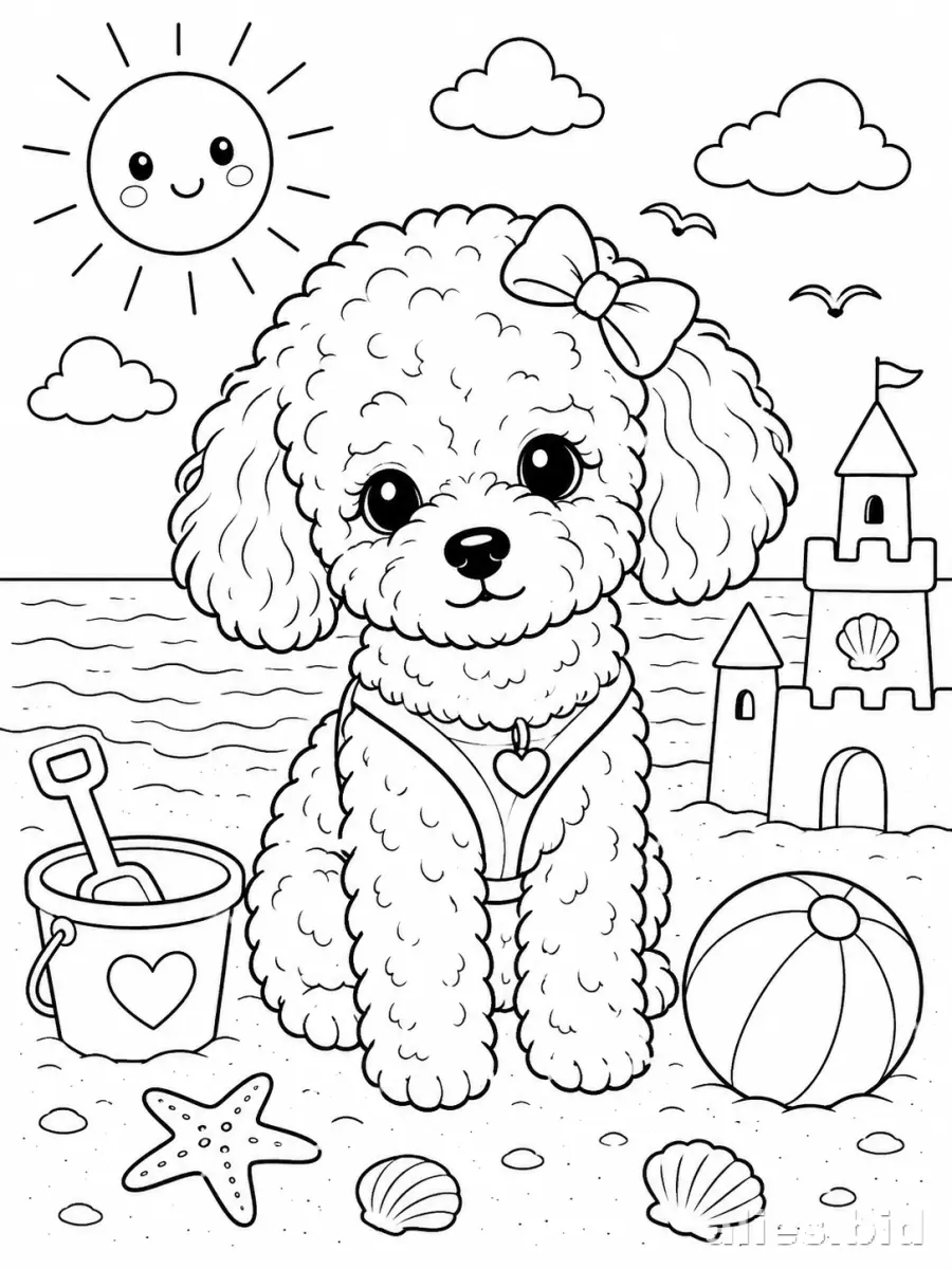 Free Printable Dog Coloring Pages Free Print Worksheet #19