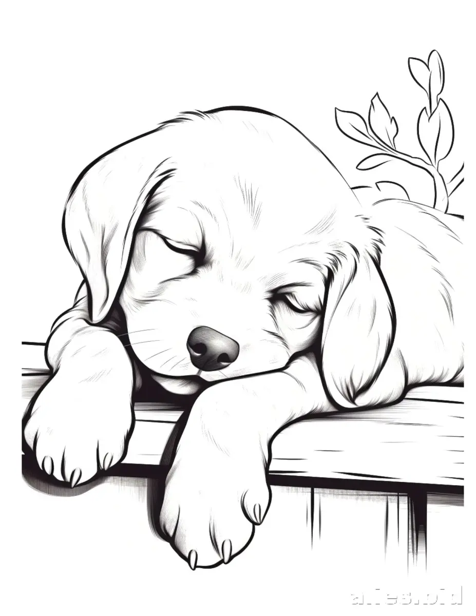 Free Printable Dog Coloring Pages Free Print Worksheet #10