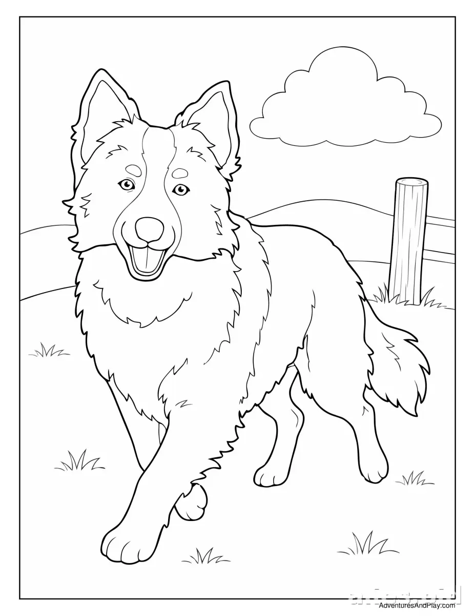 Free Printable Dog Coloring Pages Free Print Worksheet #18