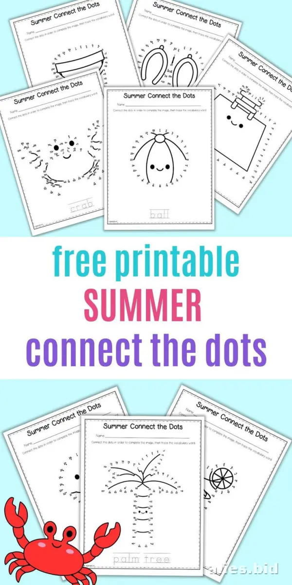 Free Printable Dot To Dot Activity Free Print Worksheet #19