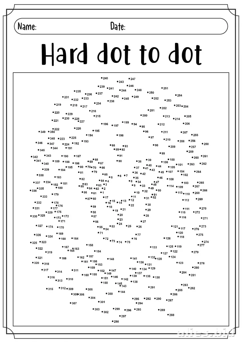 Free Printable Dot To Dot Activity Free Print Worksheet #17