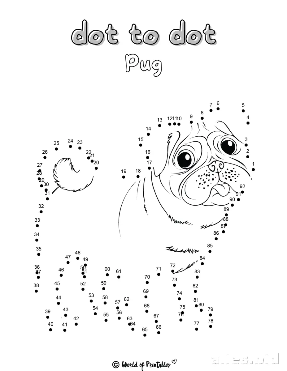 Free Printable Dot To Dot Activity Free Print Worksheet #3