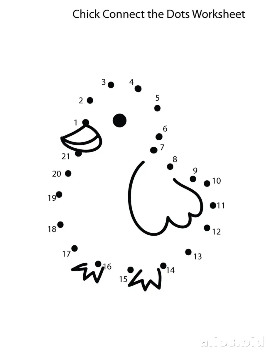 Free Printable Dot To Dot Activity Free Print Worksheet #7