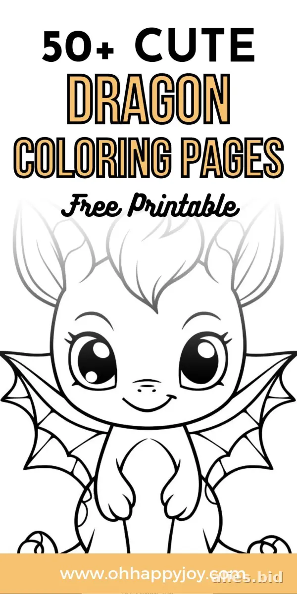 Free Printable Dragon Coloring Pages For Kids Free Worksheet #16