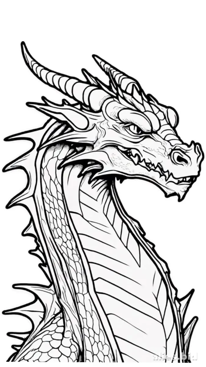 Free Printable Dragon Coloring Pages For Kids Free Worksheet #7