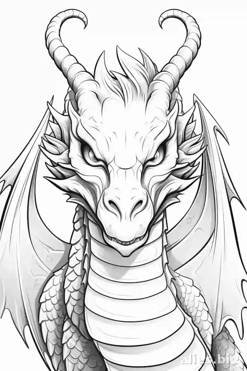Free Printable Dragon Coloring Pages For Kids Free Worksheet #12