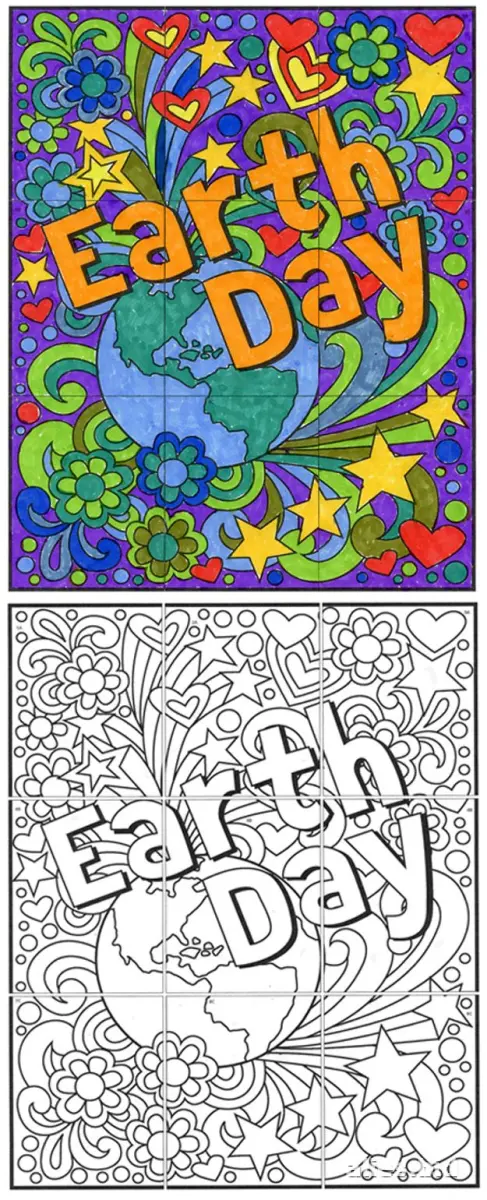 Free Printable Earth Day Coloring Pages Free Worksheet #9