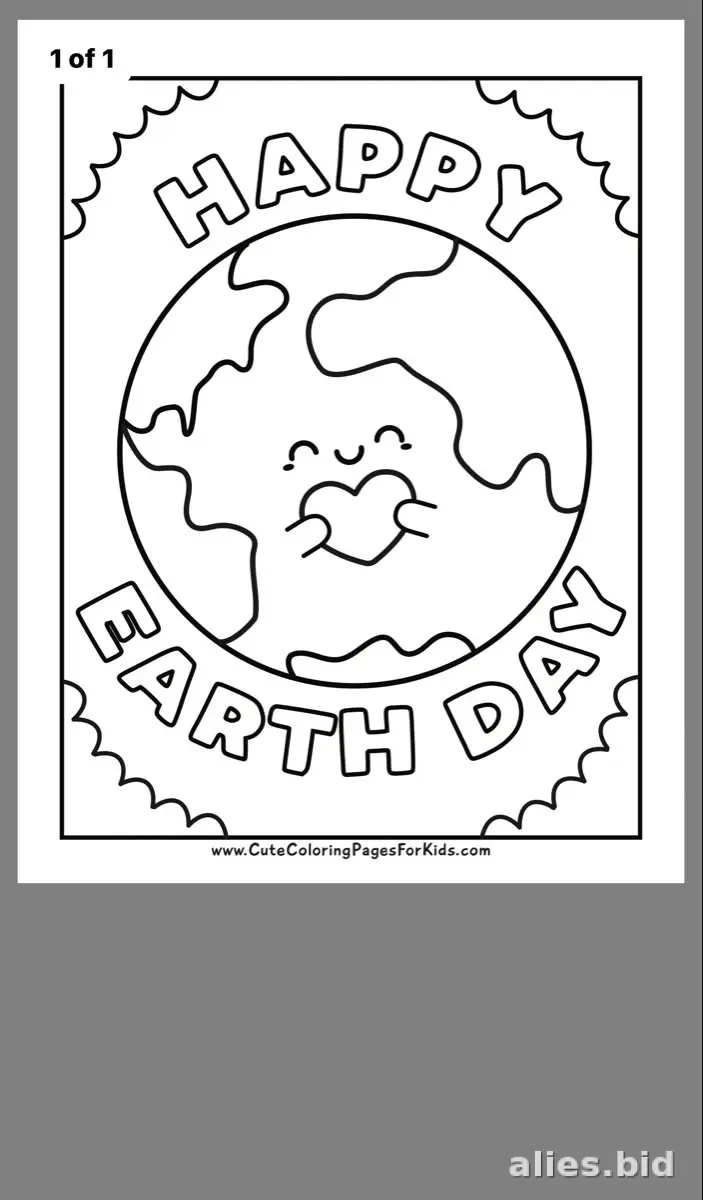 Free Printable Earth Day Coloring Pages Free Worksheet #16
