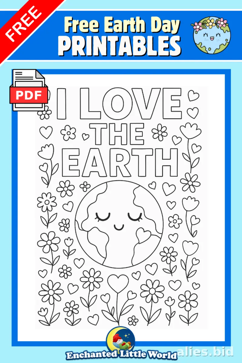 Free Printable Earth Day Coloring Pages Free Worksheet #11