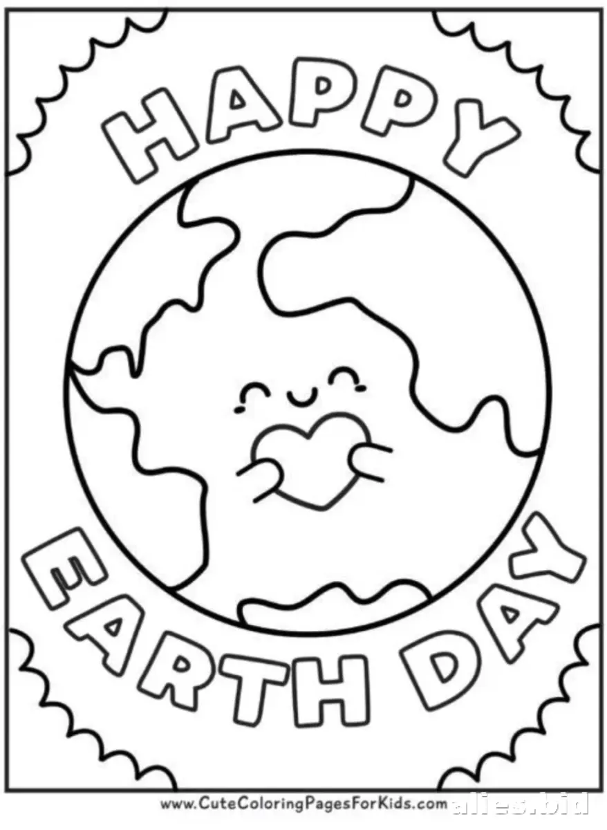 Free Printable Earth Day Coloring Pages Free Worksheet #12