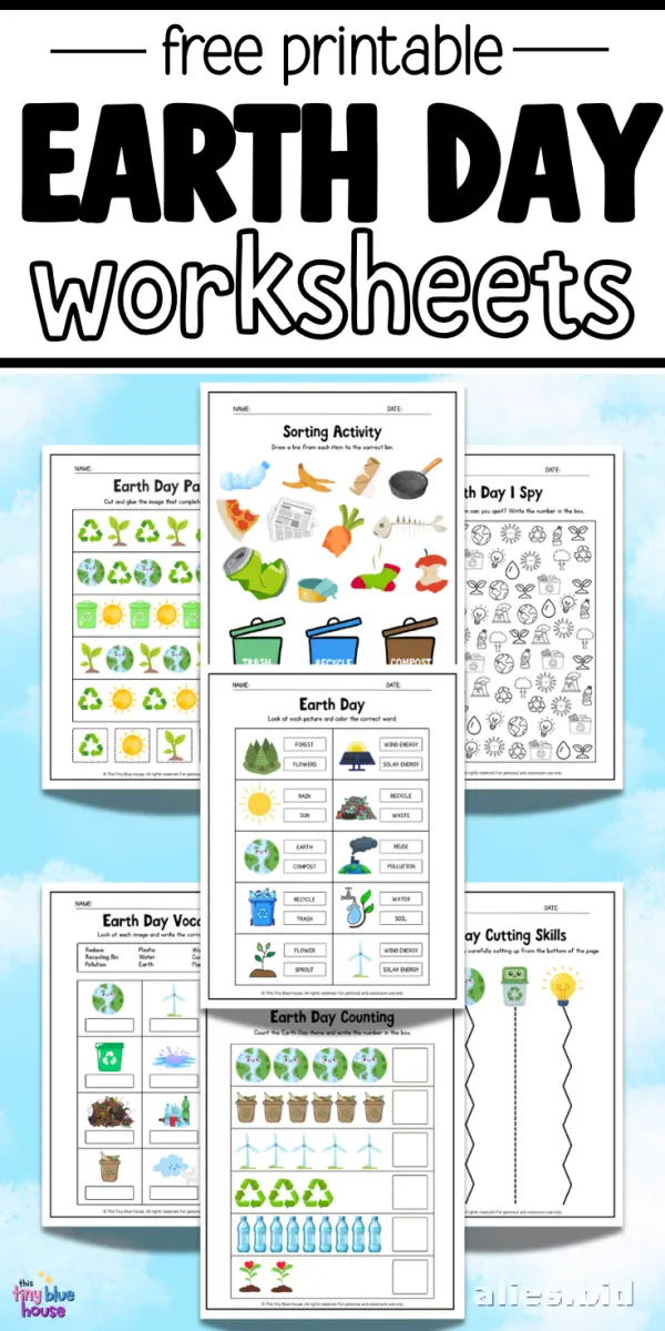 Free Printable Earth Day Worksheet For Kids Free #11