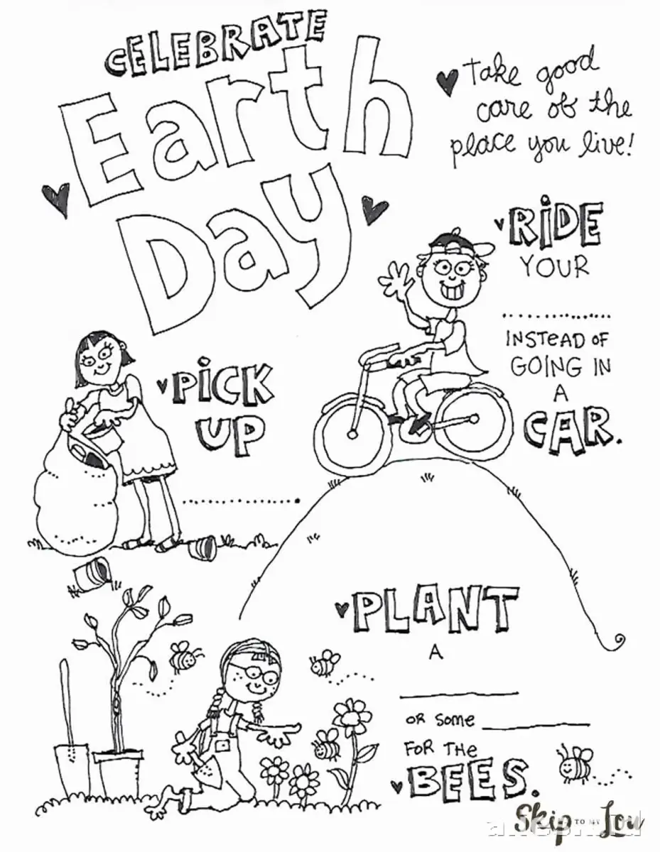 Free Printable Earth Day Worksheet For Kids Free #6