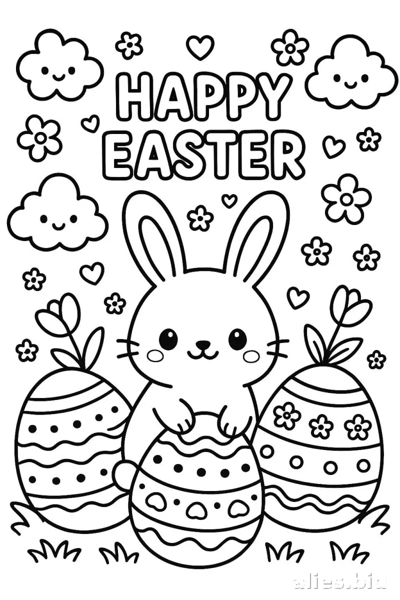 Easter Coloring Pages For Kids: Worksheets to Spark Creativity and Learning