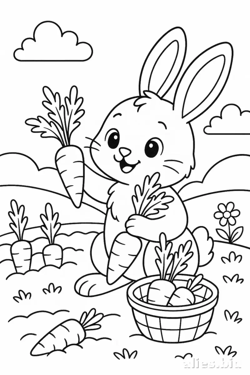 Free Printable Easter Coloring Pages For Kids Worksheet #12