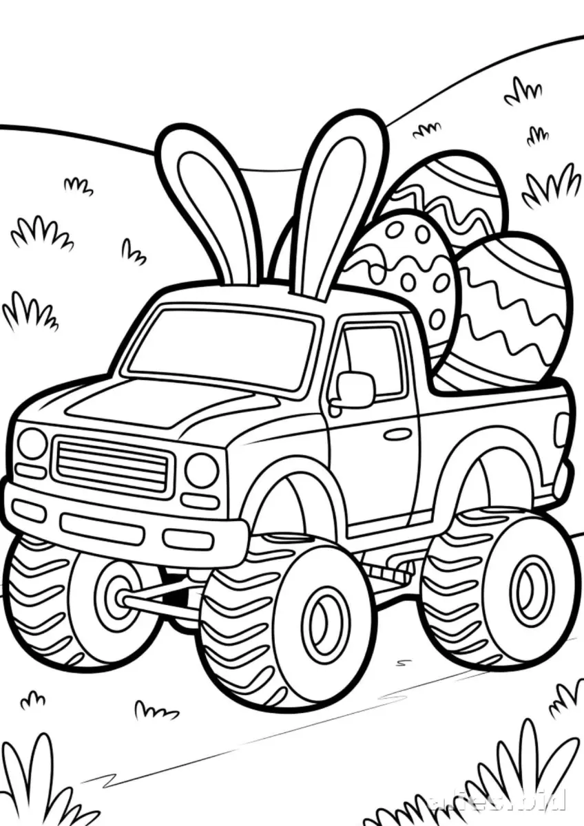 Free Printable Easter Coloring Pages For Kids Worksheet #3