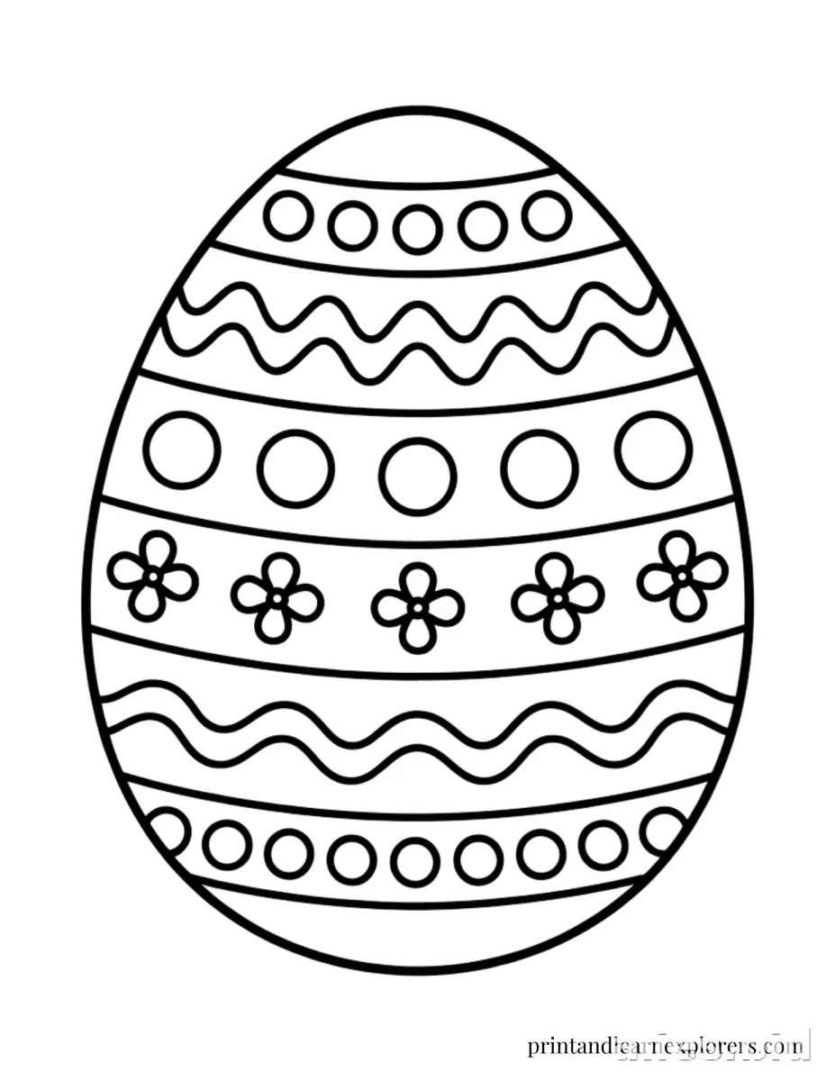 Free Printable Easter Coloring Pages For Kids Worksheet #6