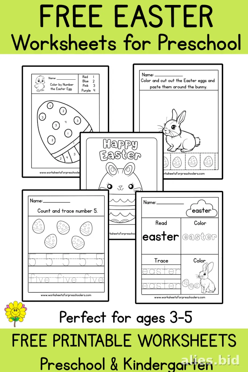 Free Printable Easter Worksheet For Kids Free #5