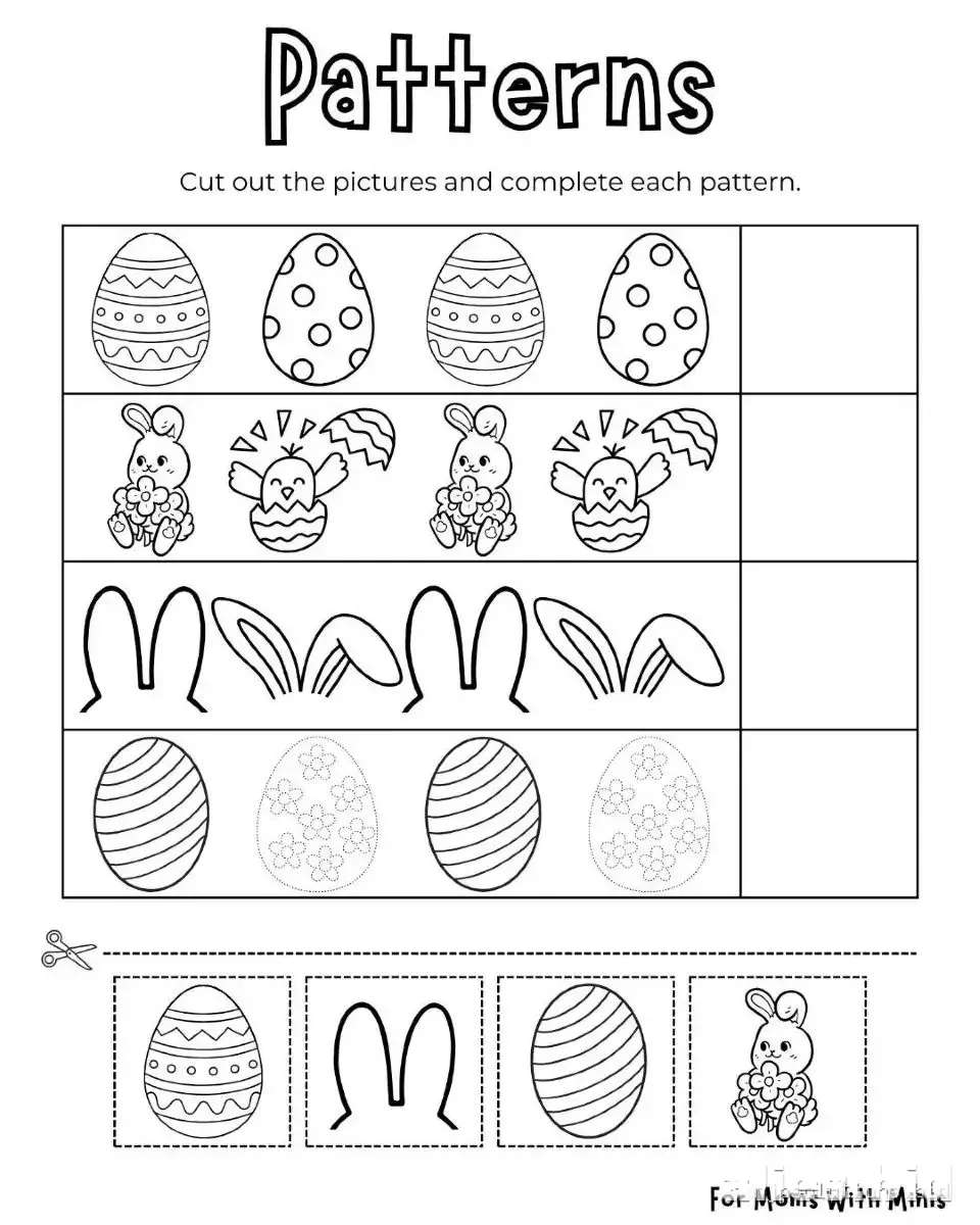 Free Printable Easter Worksheet For Kids Free #4