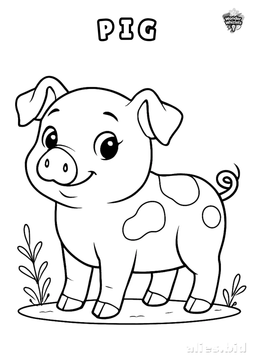 Free Printable Farm Animal Coloring Pages Free Worksheet #4