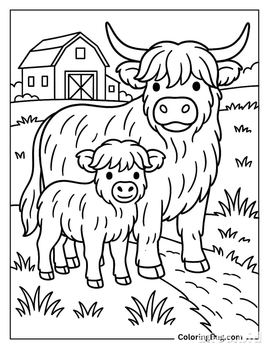 Free Printable Farm Animal Coloring Pages Free Worksheet #10